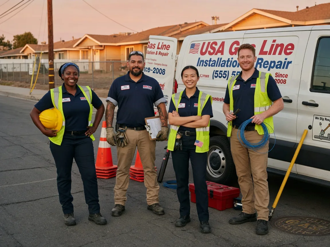 Gas Line Installation company in Marengo, IA